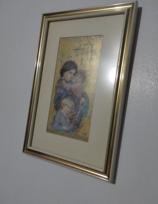 EDNA HIBEL- LIMITED EDITION 1298/2000 LITHOGRAPH PRINT 16"×10.5"