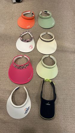 8 Women’s Golf & Sports Visors - Bundle