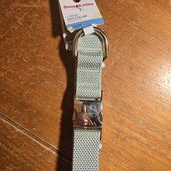 Large Mint Green With Gold Dog Collar