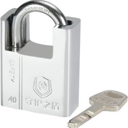 MroMax 1PCS Keyed Padlock 1.57" Wide Anti Rust Lock Waterproof Padlock for Outdoor Use Steel Body and Shackle, Keyed Alike