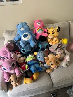 Disney/CareBear Plush Lot