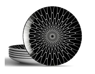 (6) 10” ceramic dinner plates