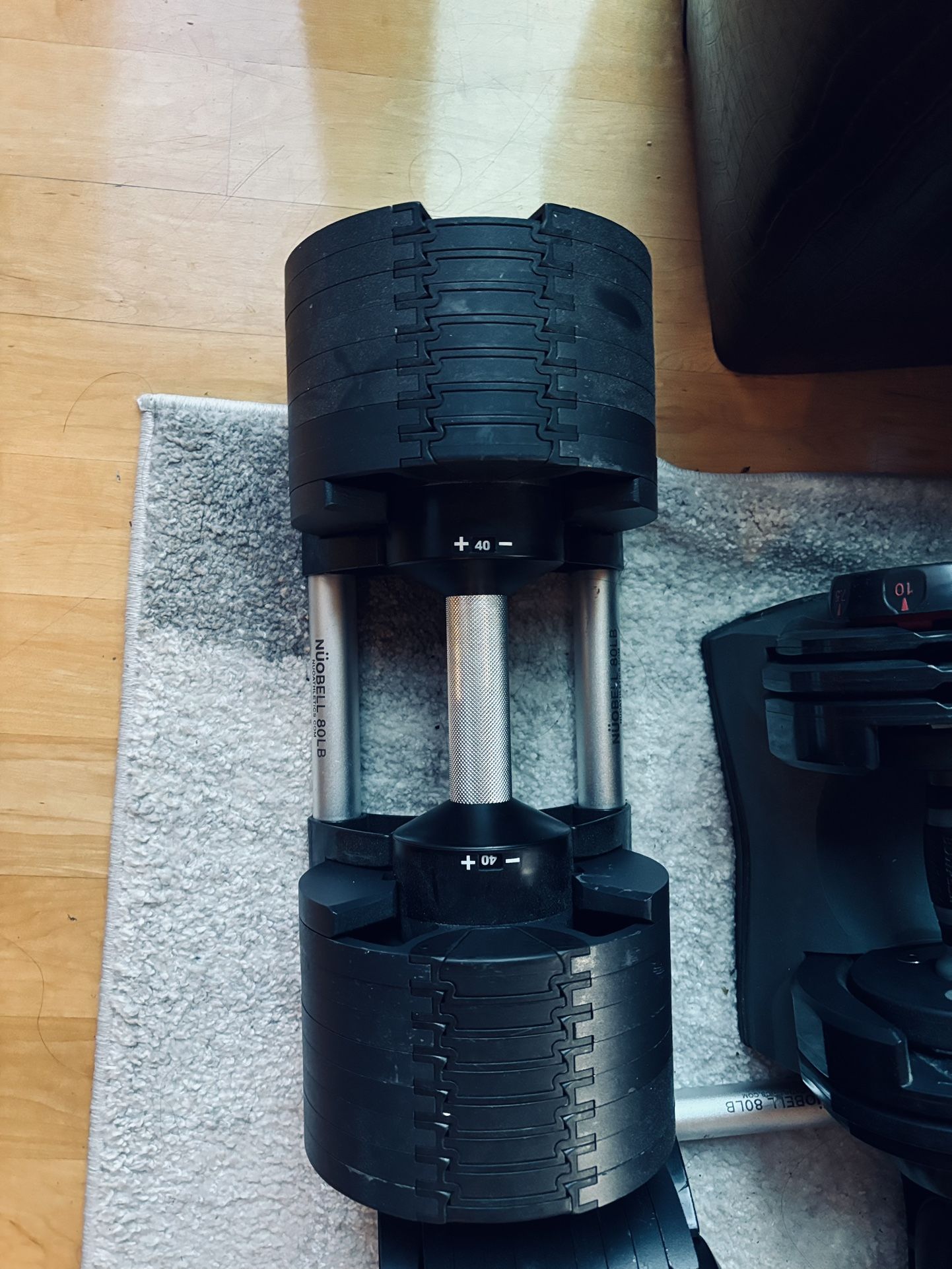 80lb Adjustable Nuobell Dumbbell
