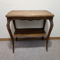 Antique 2 Tiered Side Table