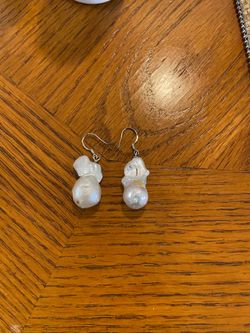 Baroque Pearl Drop Earrings