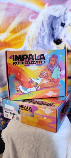 Impala Roller Skates ~ Wavey Check Size 6