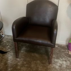 Brown Leather Chair