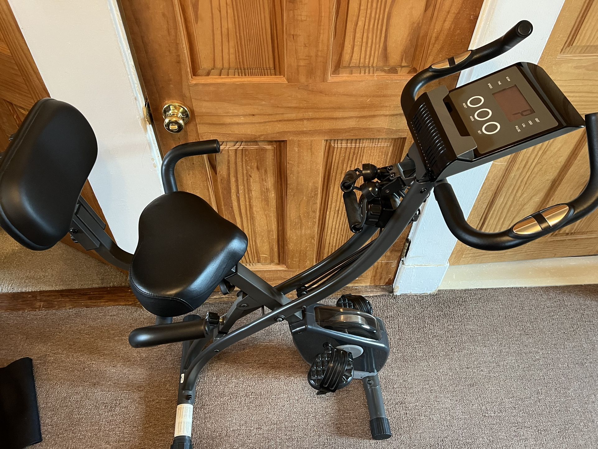 exercise bike stationary folding