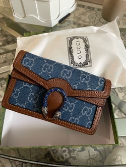 Blue G purse