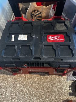 Milwaukee packout and 2 Digital Levels