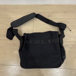Diesel Messenger Bag Black Adjustable Strap