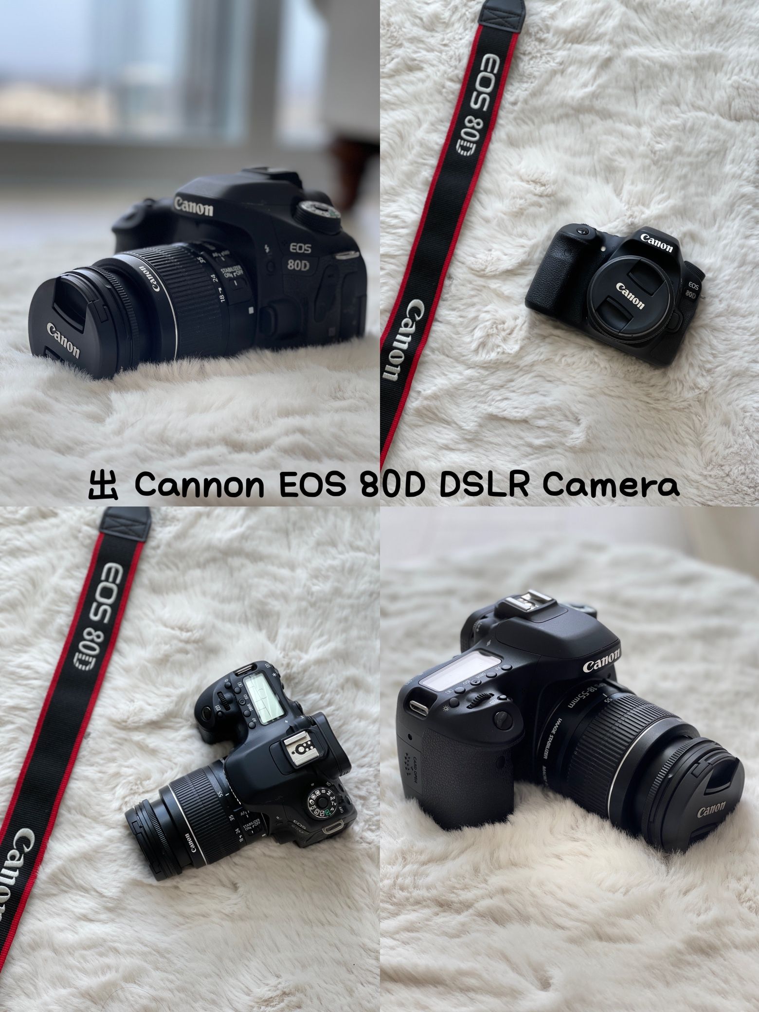 Cannon EOS 80D DSLR Camera