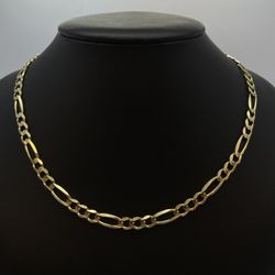 Gold Figaro Chain 14K New 