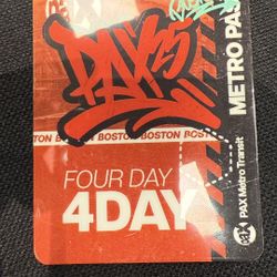 4 Day Pax East Ticket