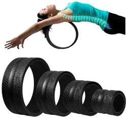 Back Roller Wheel- Foam Padded Back Stretcher - Set of 4 - Open Box