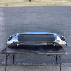 2007-2013 Toyota Tundra Front Bumper Cover Face Bar Chrome w/o Sensor Hole 