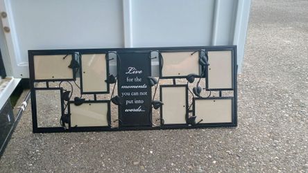Black Multi-Opening Collage Photo Frame