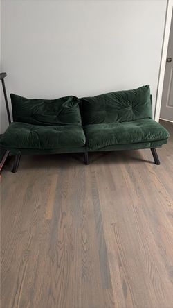 Loveseat Sofa 2 Seater 44.09"Small Corduroy Couch Living Room, Green