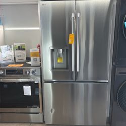 Lg Counter Depth French Door Fridge 