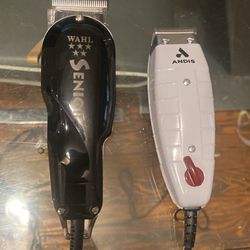Wahl Senior Clippers + Andis T Outliner 2 