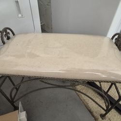 Ottoman/bathroom Chair