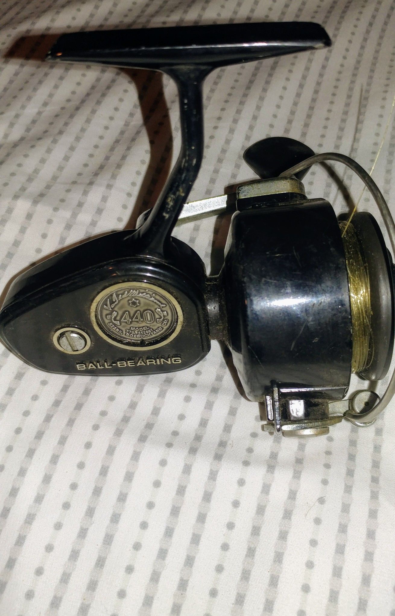 Sears Roebuck and Co. Ted Williams リール Sears Ted Williams 440 Spin Cast Reel by Shakespeare? - YouTube