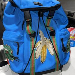 Gucci Sherry Line Tiger Banana Backpack **AUTHENTIC**