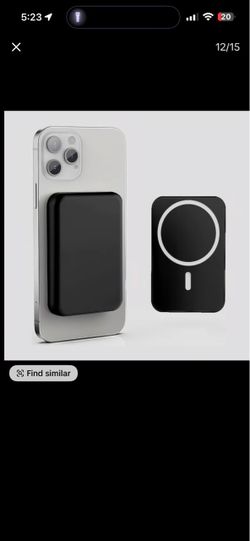 ✨ BRAND NEW XBJ Black Magnetic Wireless Power Bank ✨