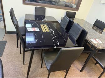 NEW DINING ROOM SET INCLUDING FREE DELIVERY ORDER HERE PAY UPON ARRIVAL