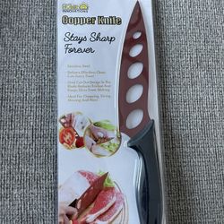 NEW - Home Innovations Copper Knife 