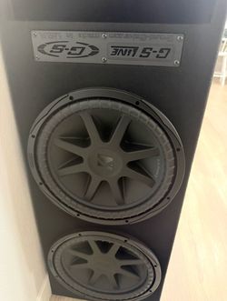 2 15” Kicker CompVX Dual Subwoofer Box G-5 Line