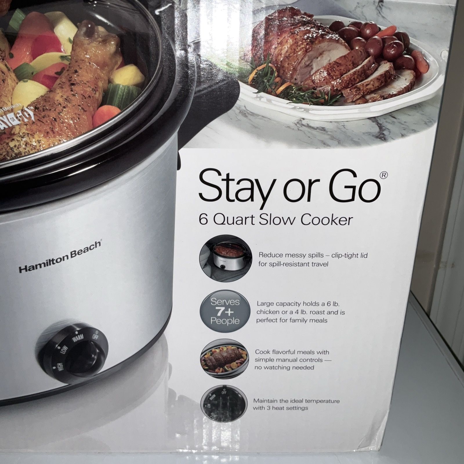Hamilton Beach Stay Or Go 6 Qt Slow Cooker