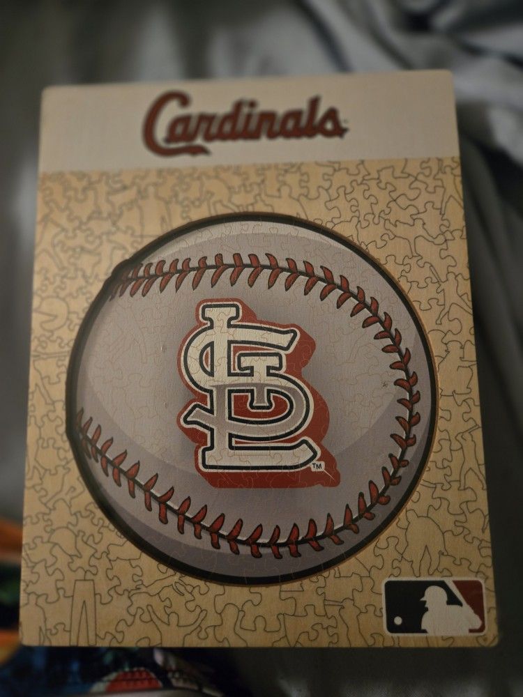 Licensed cardinals wooden puzzle