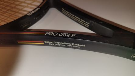 Wilson  Prostaff Mid Size 85 Classic Tennis Racket St. Vincent Graphite Kevlar 4-1/2