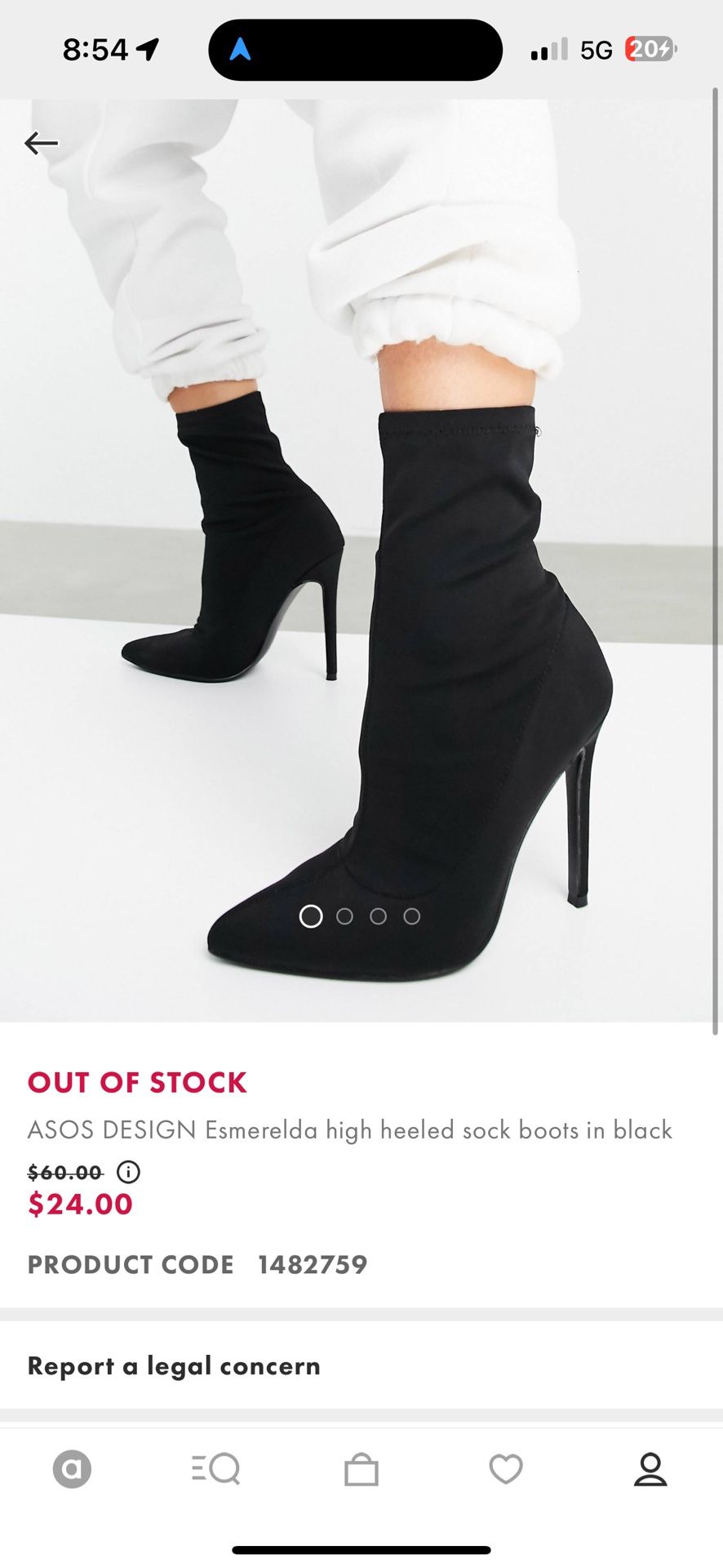 ASOS DESIGN ANKLE HEEL BOOTS Women’s