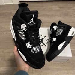 Jordan 4 WHITE THUNDER 9½