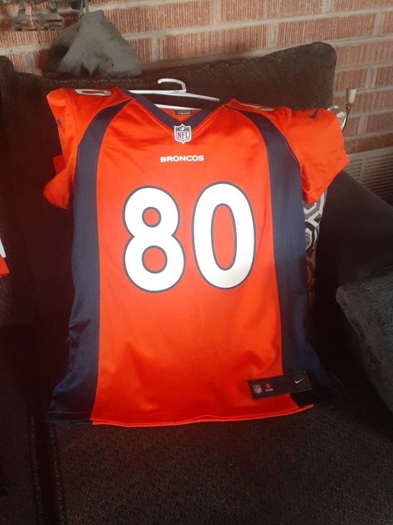 New Mens Broncos #80 Butts Jersey Size Medium