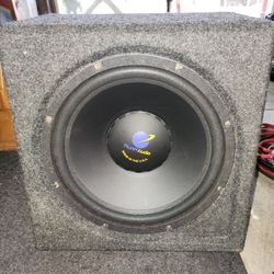 Planet Audio Sub/amp/box/wires Brand New-tested