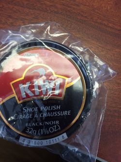 Black shoe polish