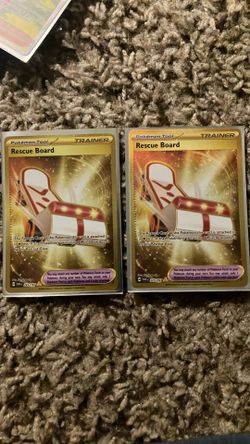 ✨ 2x Gold Rescue Board 225/167 Pokémon Cards – Mint 🔥