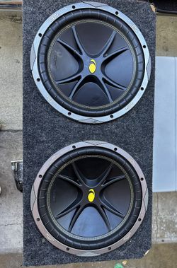 Pair Of Kickers 12” Subs