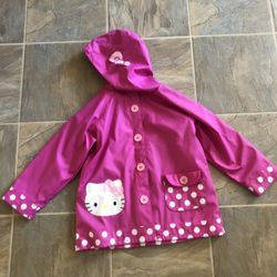 Raincoat Hello Kitty, Like New!!