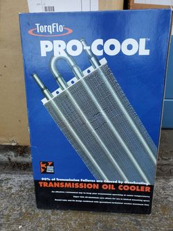 99 ford F350 powerstroke transmission oil cooler + after market cooler