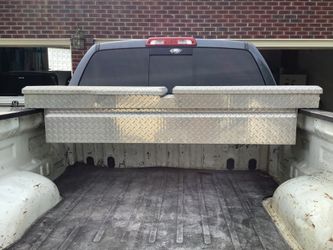 Tool Box Mounts on P/U Truck 70” X 60” Corrugated Steel