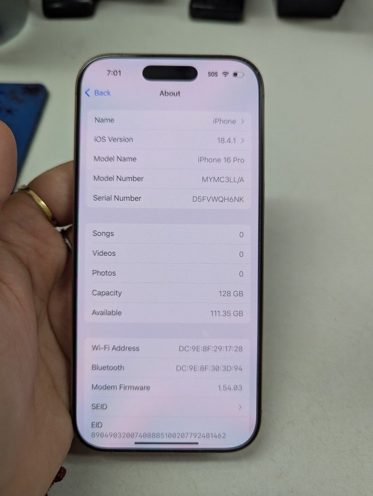 iPhone 16 Pro 128gb UNLOCKED