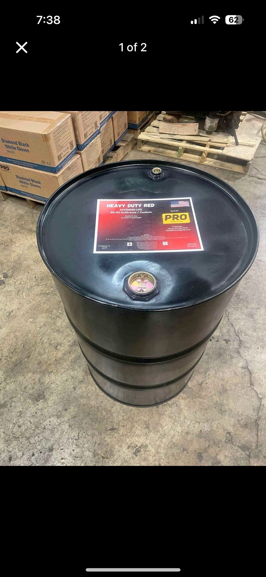 RED Antifreeze/Coolant - 55-Gal Drum or 250-Gal Tote (Nitrite-Free)