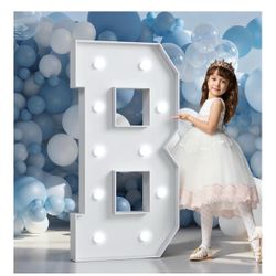 Baby letters 4 Feet Tall Light up