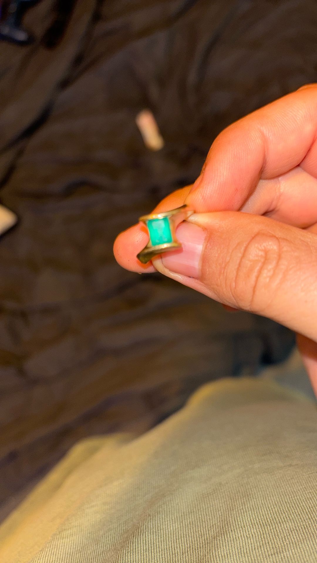 Emerald Gold Ring