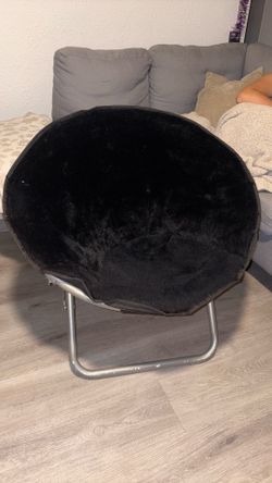 Faux Fur Folding Chair