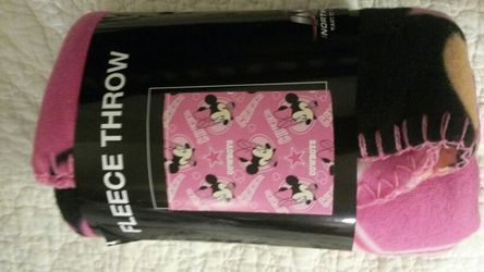 Cowboys Minnie Mouse blanket